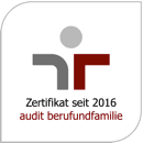 Logo der audit berufundfamilie - Zertifikat seit 2016